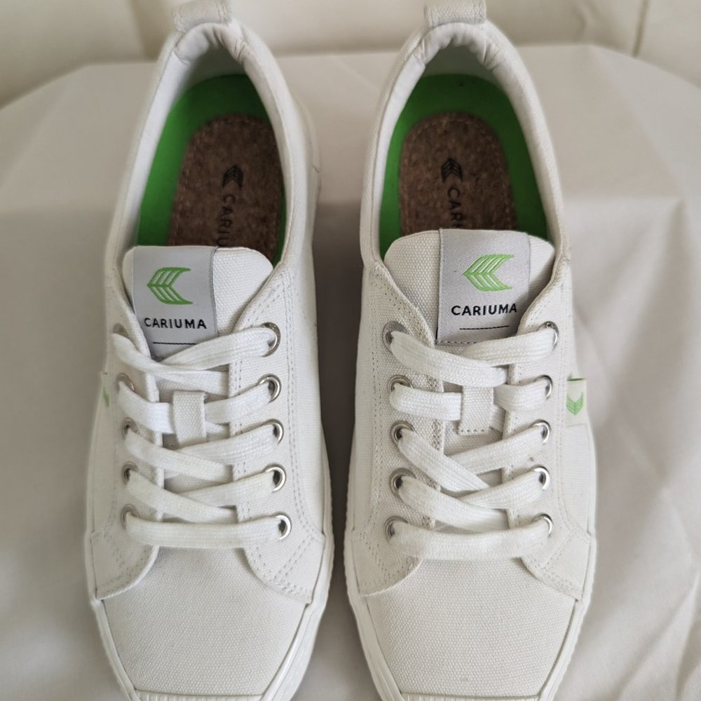CARIUMA OCA LOW - Canvas, Wmns 8 - Worn once - Eco Conscious footwear